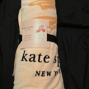Kate spade flamingo beach towel oversized!